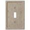 Faux Stone Beige Resin - 1 Toggle Wallplate