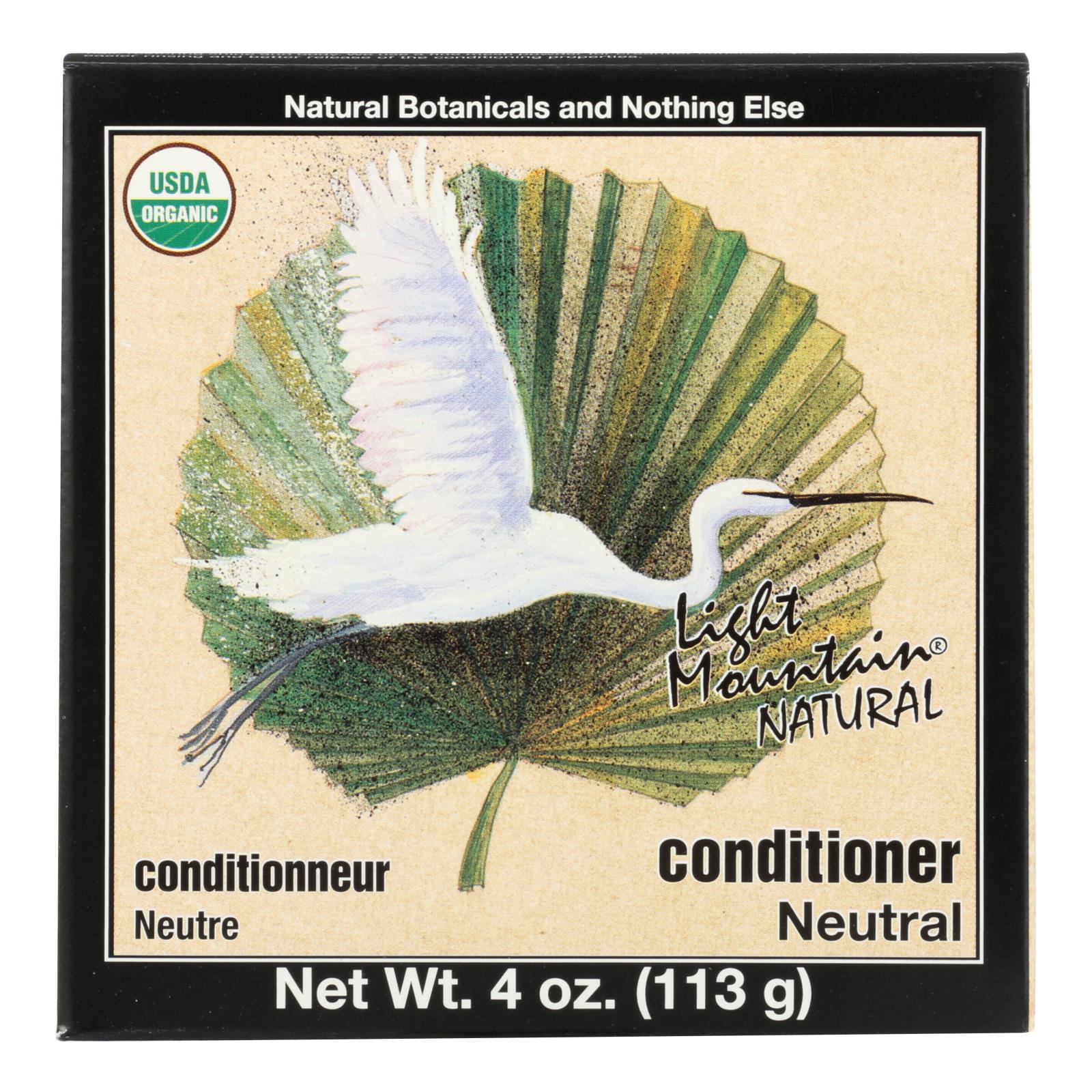 Tinte natural para cabello Light Mountain - Neutro - 4 oz