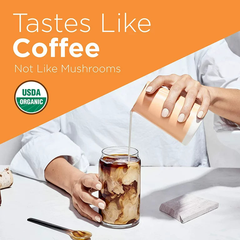 Café con Hongos Four Sigmatic (10 unidades): Melena de León y Chaga para la Concentración y el Sistema Inmunitario