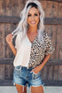 Statement Leopard Print Blouse