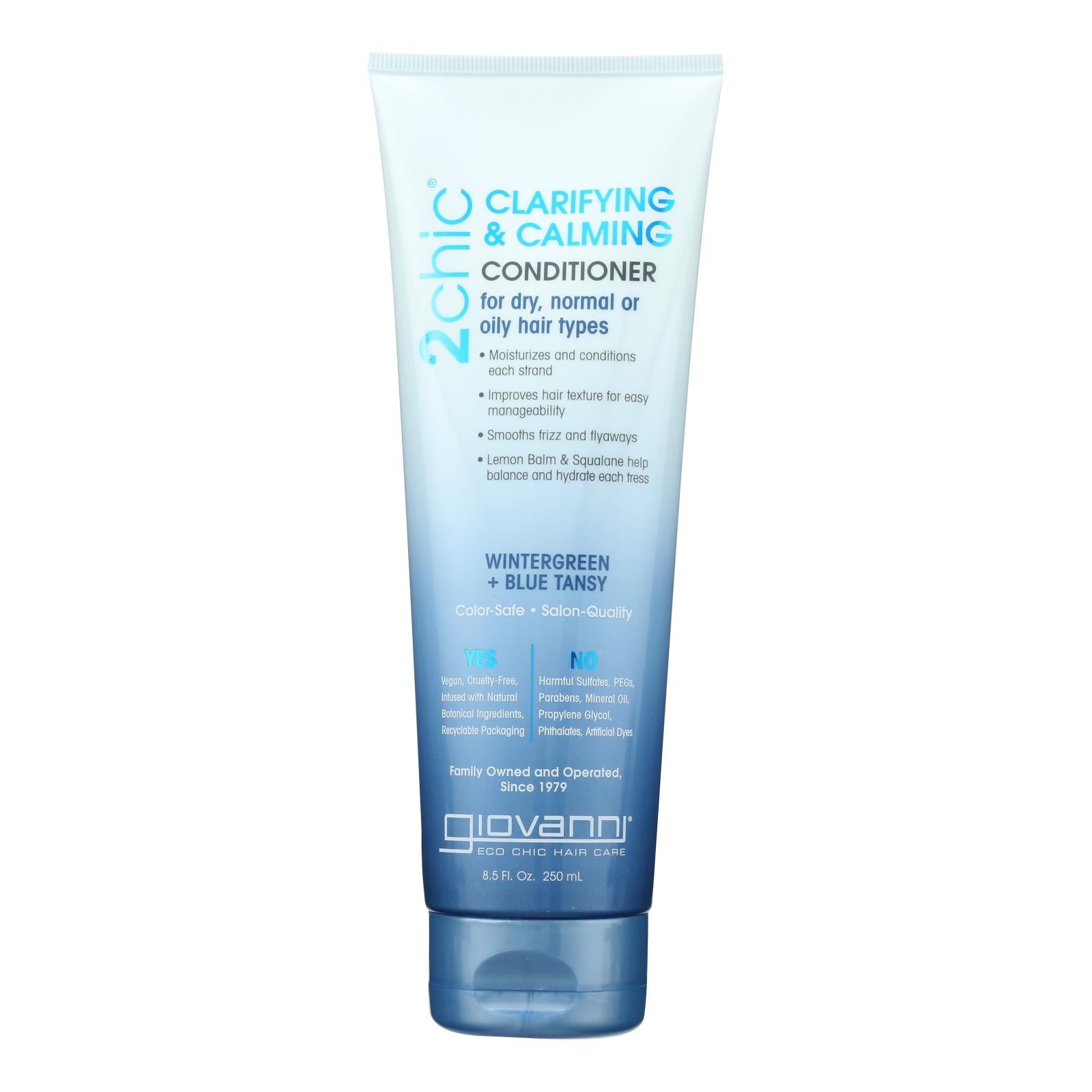 Giovanni Hair Care - Acondicionador clarificante/calmante 2chic 8.5 fl oz de 