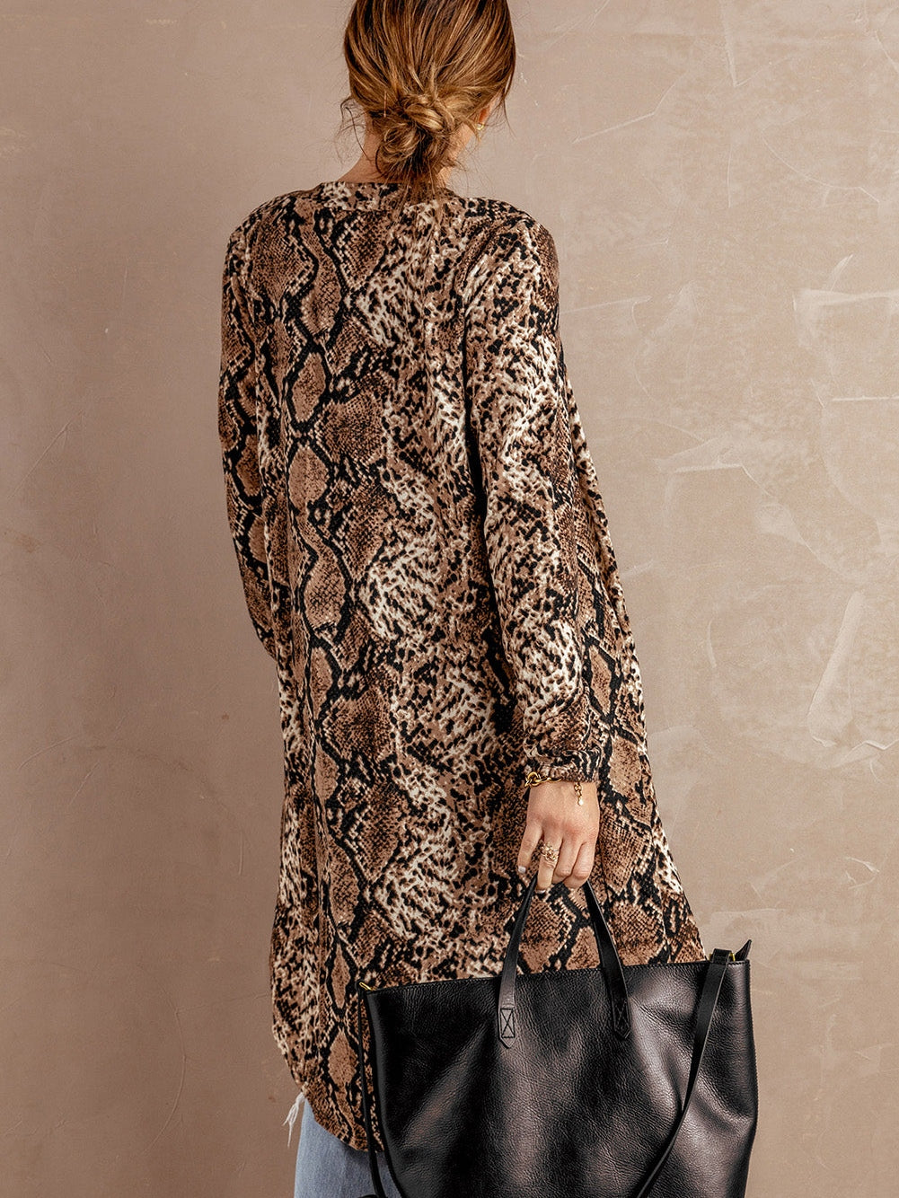 Bohemian Snakeskin Cardigan