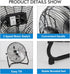 ACHAZEL 20" 3-Speed High Velocity Floor Fan, 4650 CFM, Heavy Duty Metal Industrial Shop Fan with Wall-Mount System, Ideal for Garage, Workshop & Commercial Use