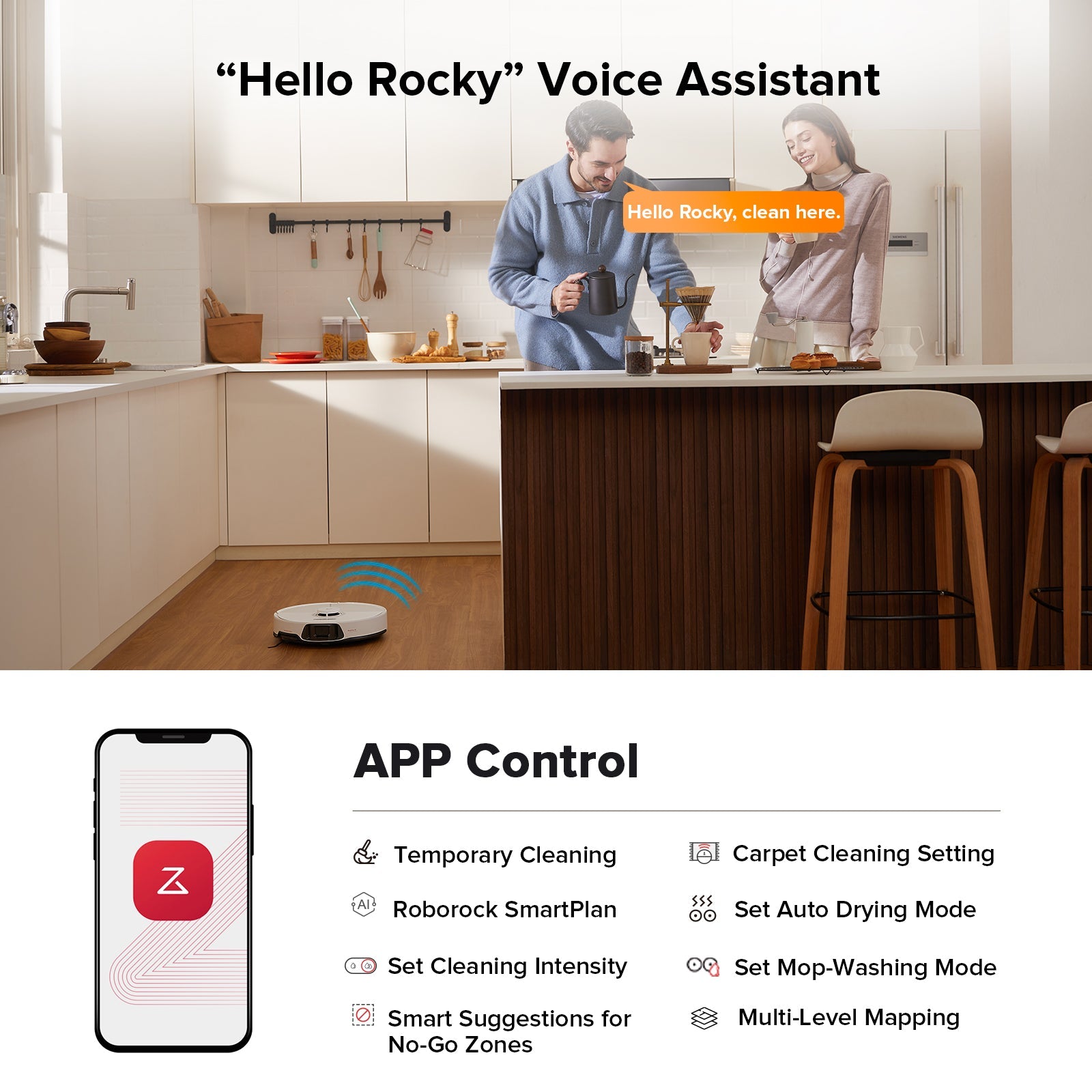 Roborock Qrevo Edge Robot Vacuum with Multifunctional Dock 3.0