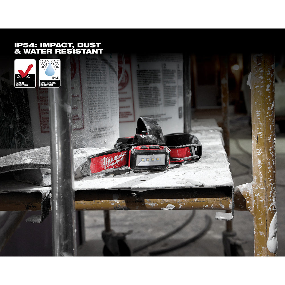 Linterna frontal de perfil bajo recargable por USB Milwaukee 2115-21