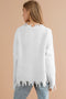 Oversized Knit Jumper with Tiger Motif
