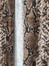 Brown Snakeskin Cardigan