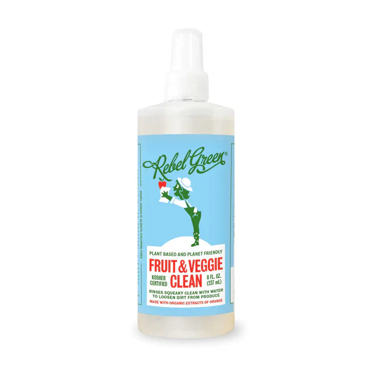 Rebel Green - Fruit and Vegetable Cleanser (Pack of 9 - 8 Fl Oz)