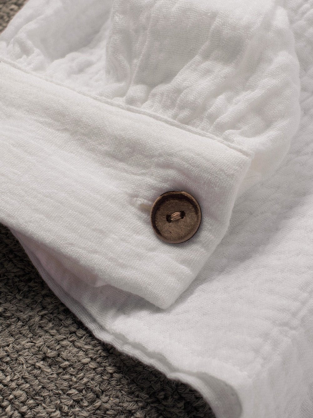 Relaxed Fit Long Sleeve Button-Up