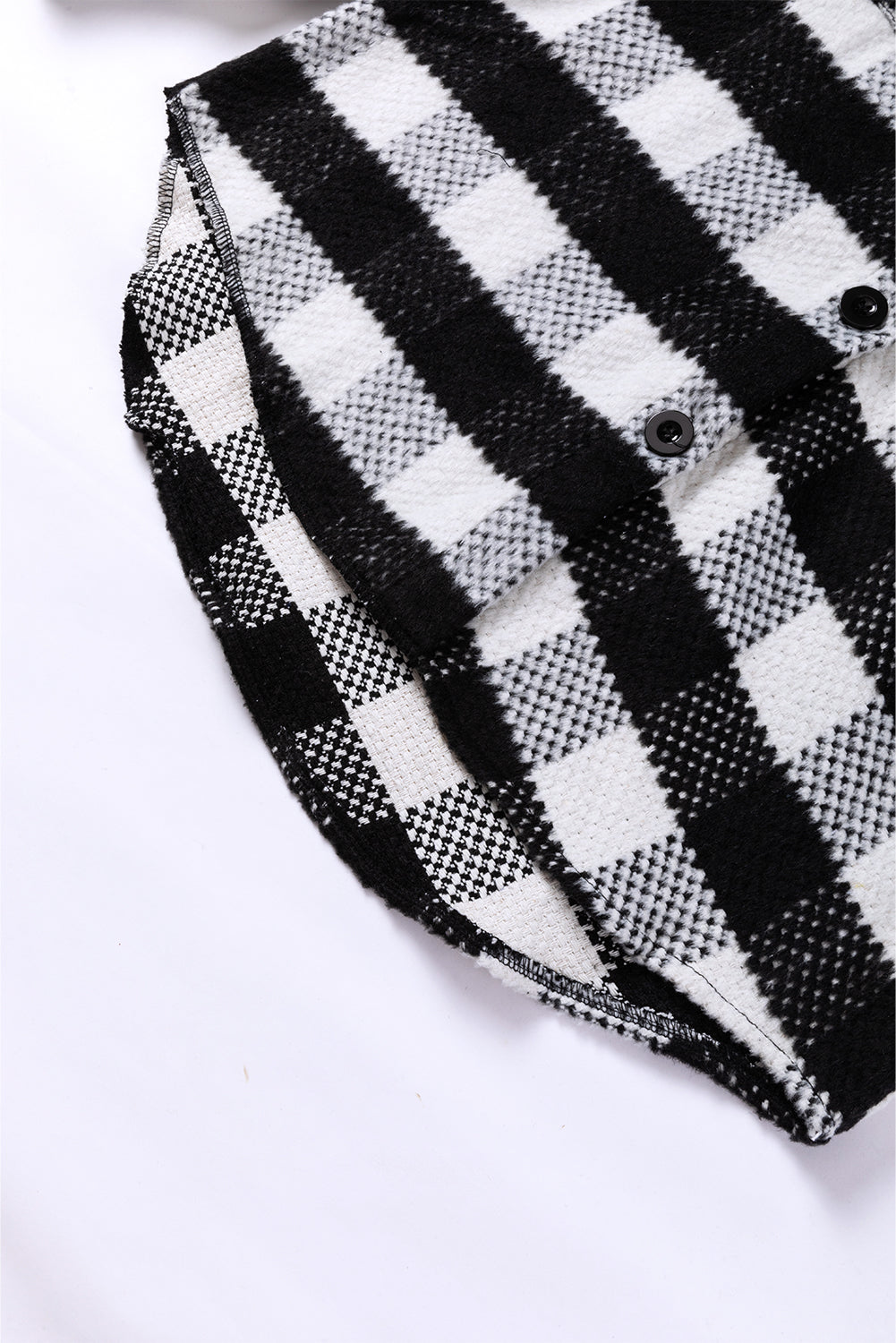 Black and White Glen Plaid Jacket