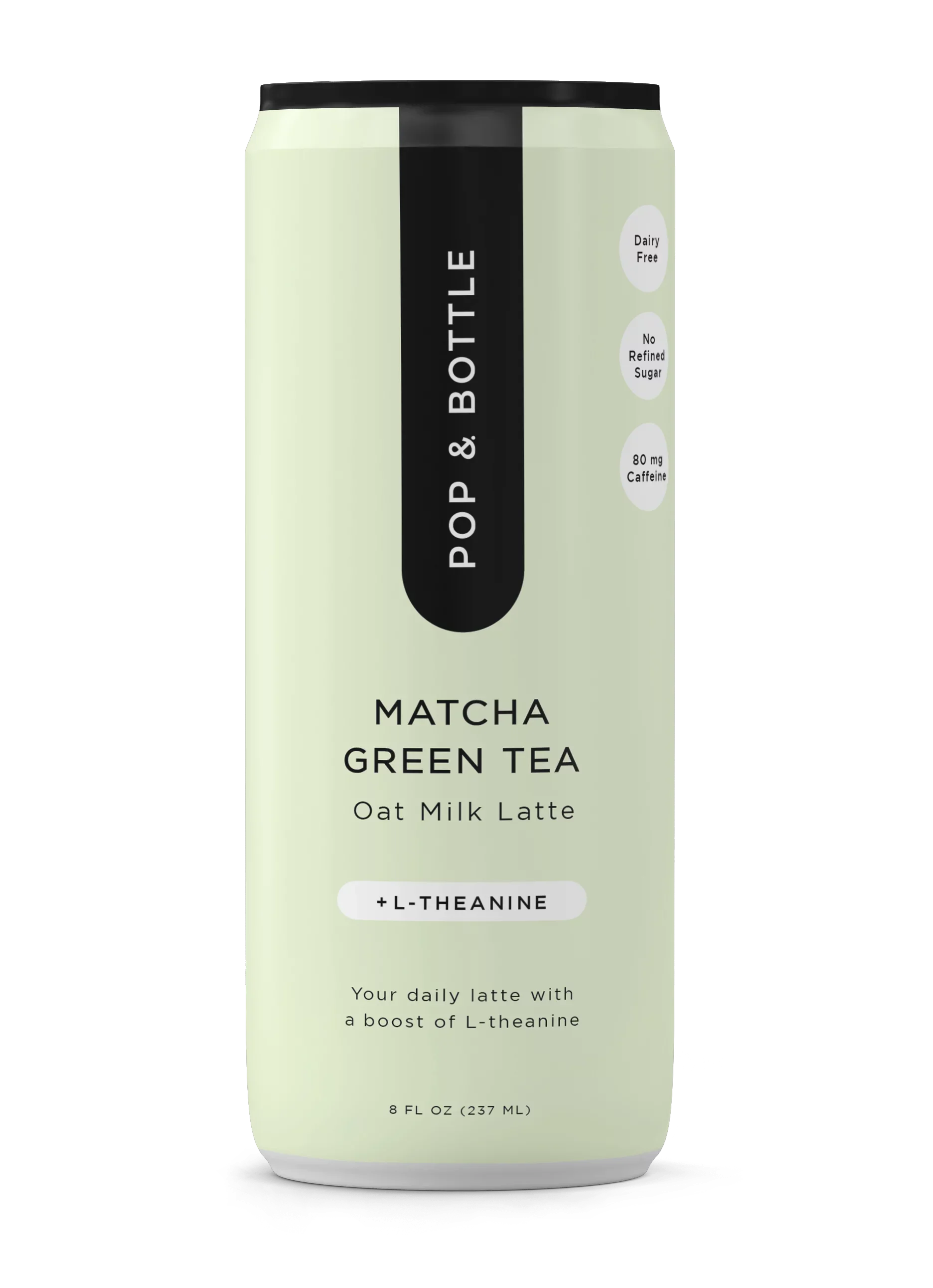 Té verde Matcha Latte Pop &amp; Bottle - Paquete de 12, 8 onzas líquidas cada uno