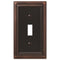 Continental Aged Bronze Cast - 1 Toggle Wallplate