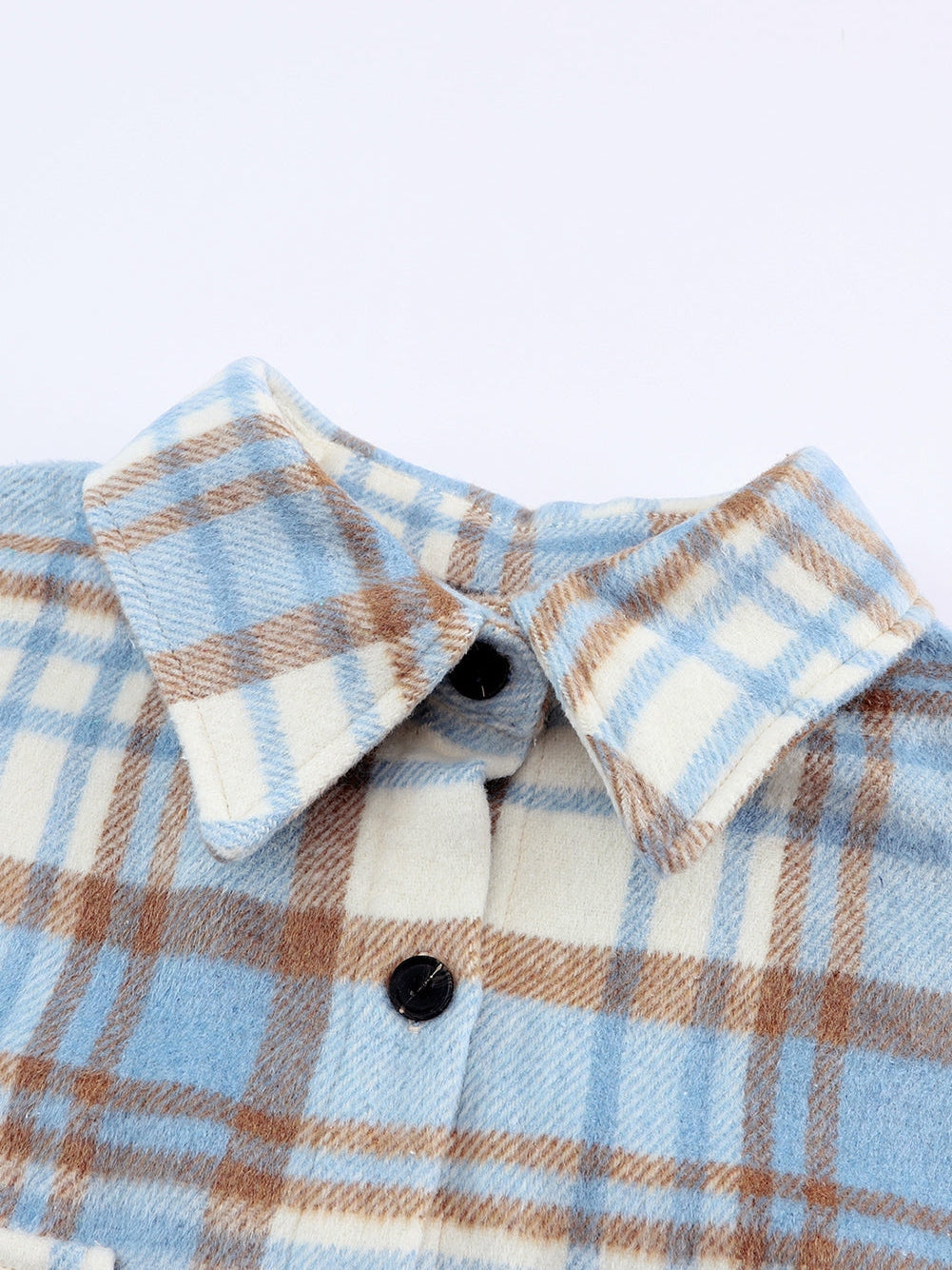Women's Plaid Shirt Jacket