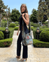 Kathmandu Collection Vintage Patchwork Hobo Bag with Water Bottle Pockets