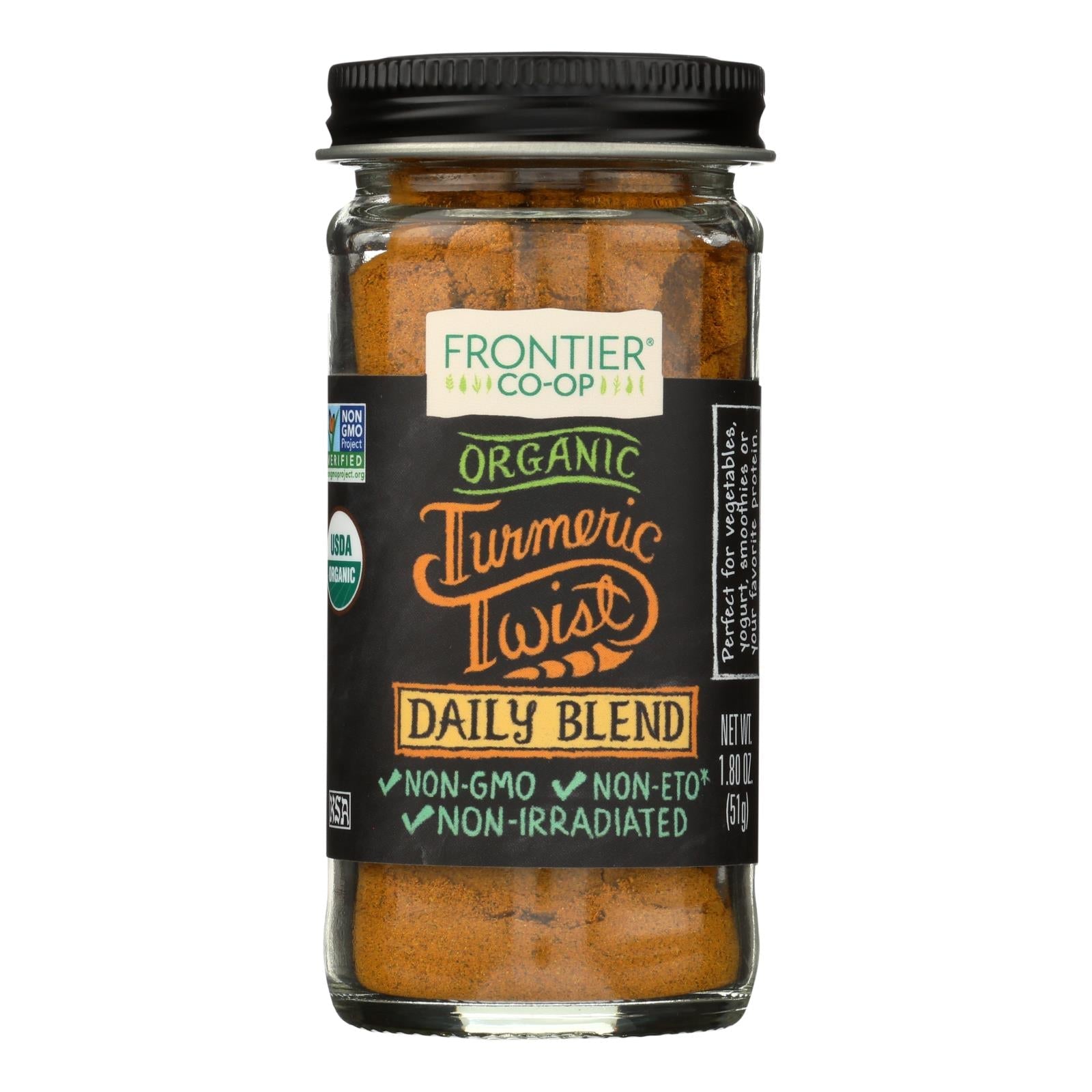 Mezcla diaria orgánica de hierbas Coop de Frontier Natural Products, 1.8 oz.