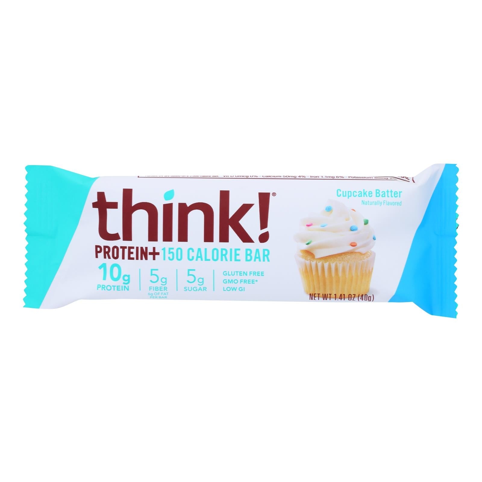 Barra ThinkThin con alto contenido de proteínas, fibra y omega 3 - 1.41 oz (paquete de 10)