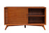 Consola de TV pequeña Flynn, color castaño