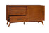 Consola de TV pequeña Flynn, color castaño