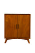 Mueble bar pequeño Flynn, castaño