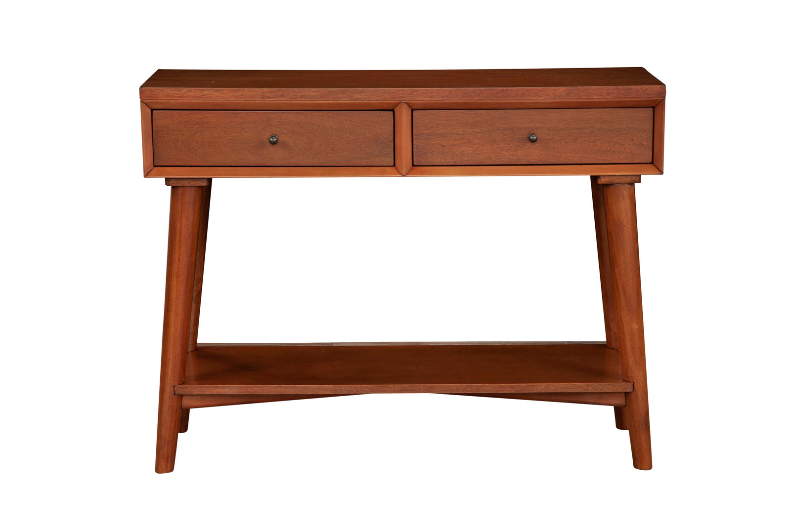 Mesa consola Flynn, castaño