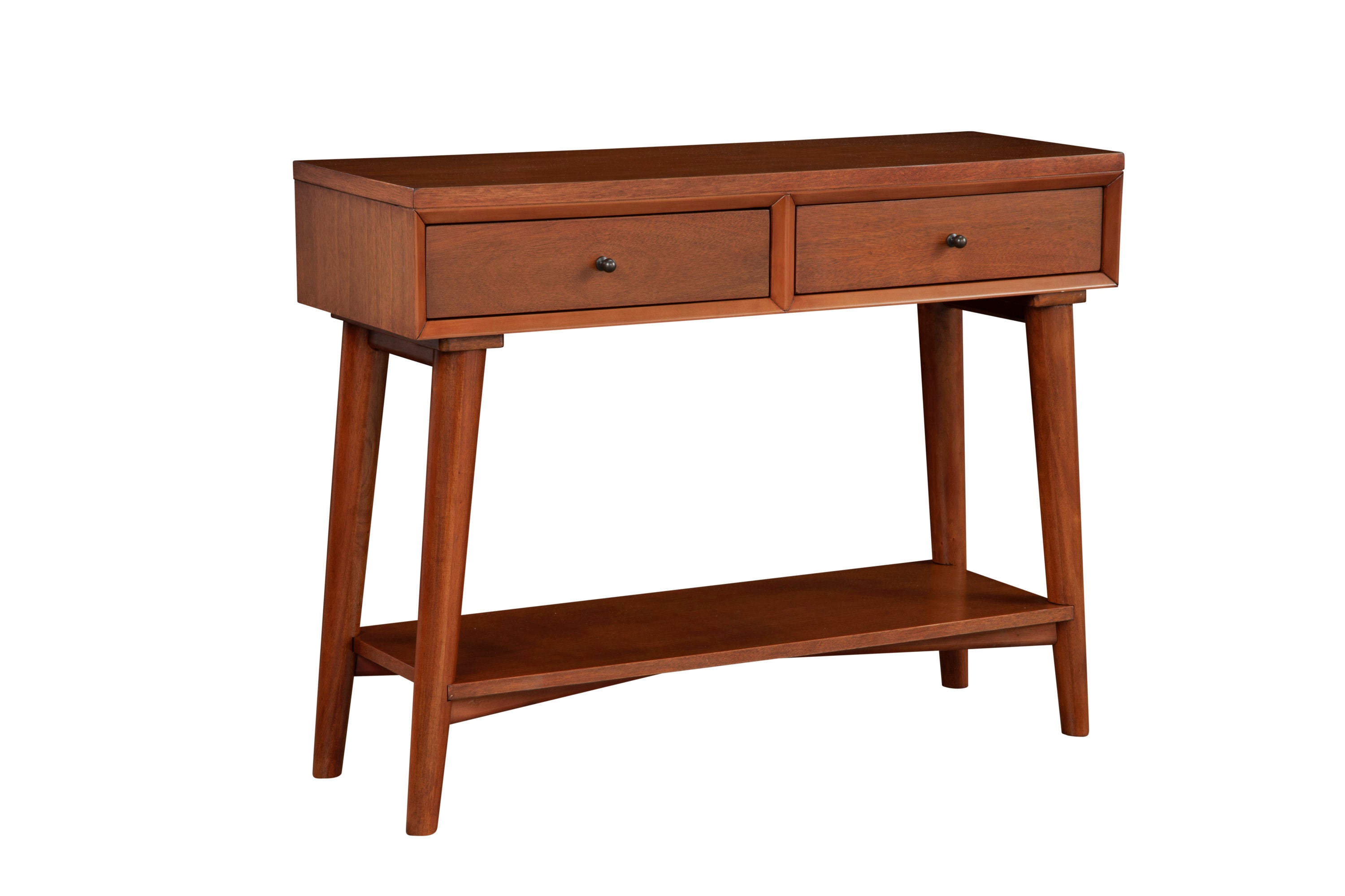 Mesa consola Flynn, castaño