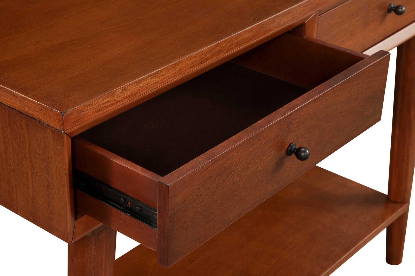 Mesa consola Flynn, castaño
