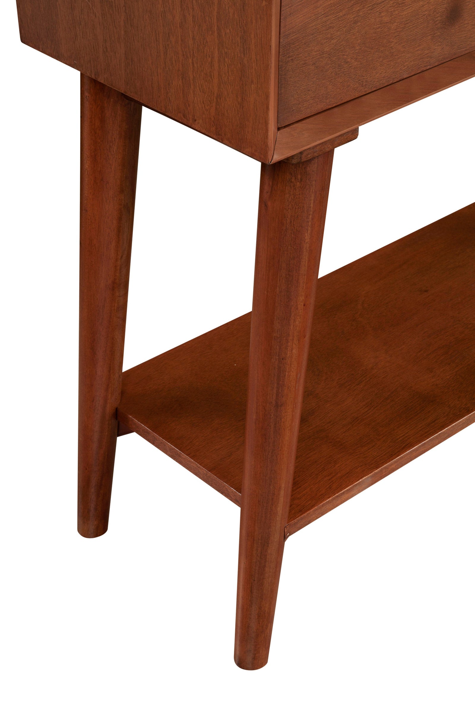 Mesa consola Flynn, castaño