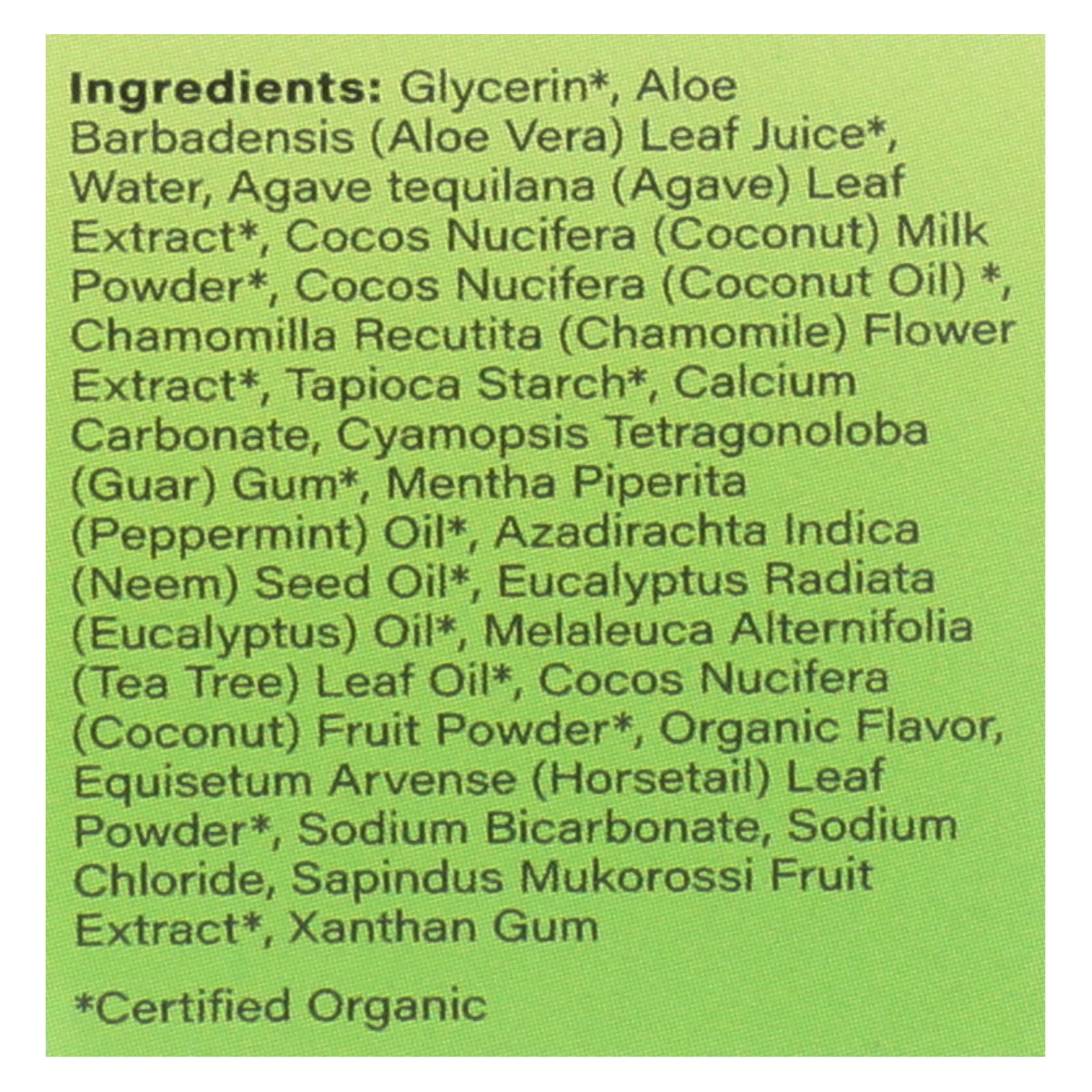 Pasta de dientes blanqueadora Radius con menta, aloe y neem, 3 oz. 