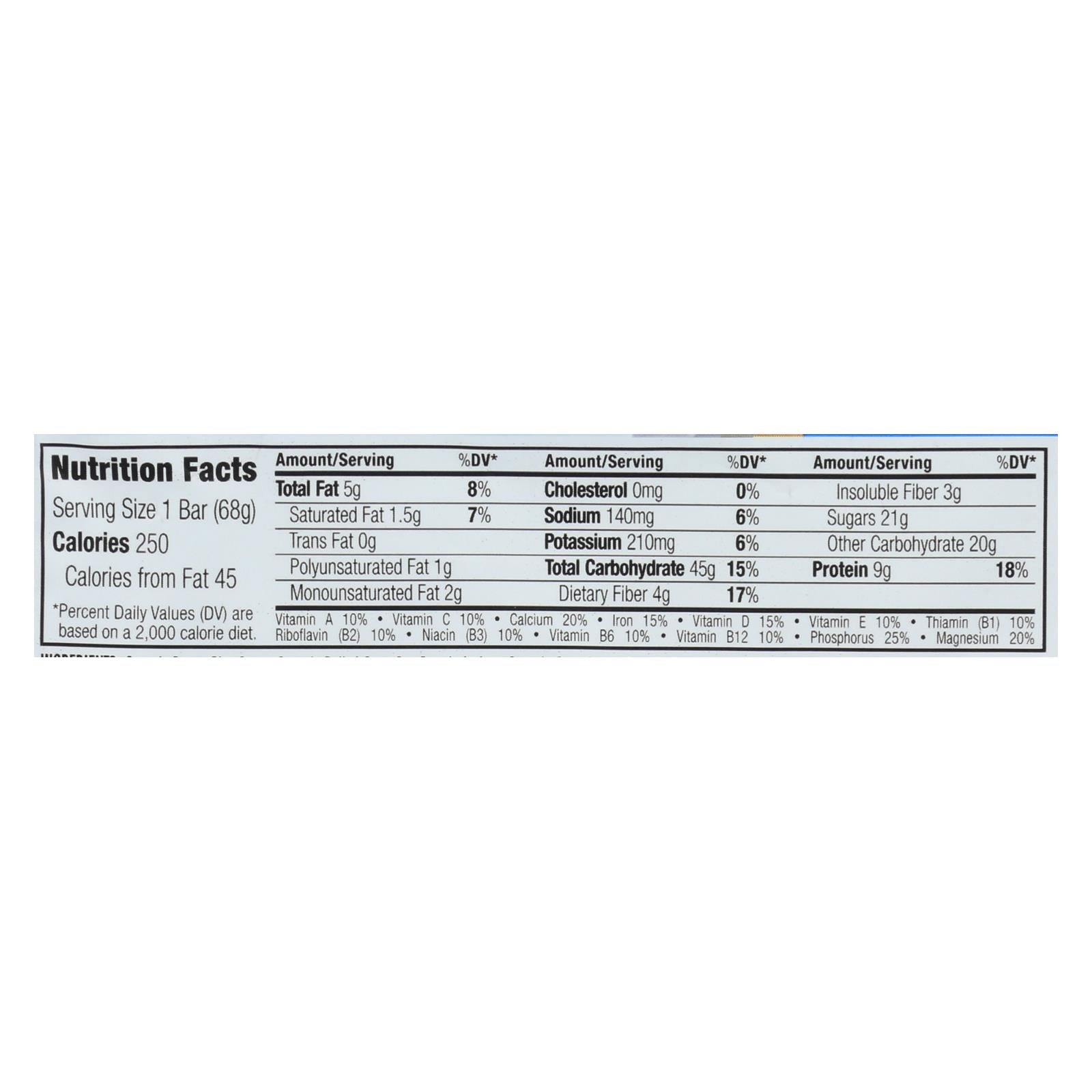 Clif Bar - Chispas de chocolate orgánico - 2.4 oz 