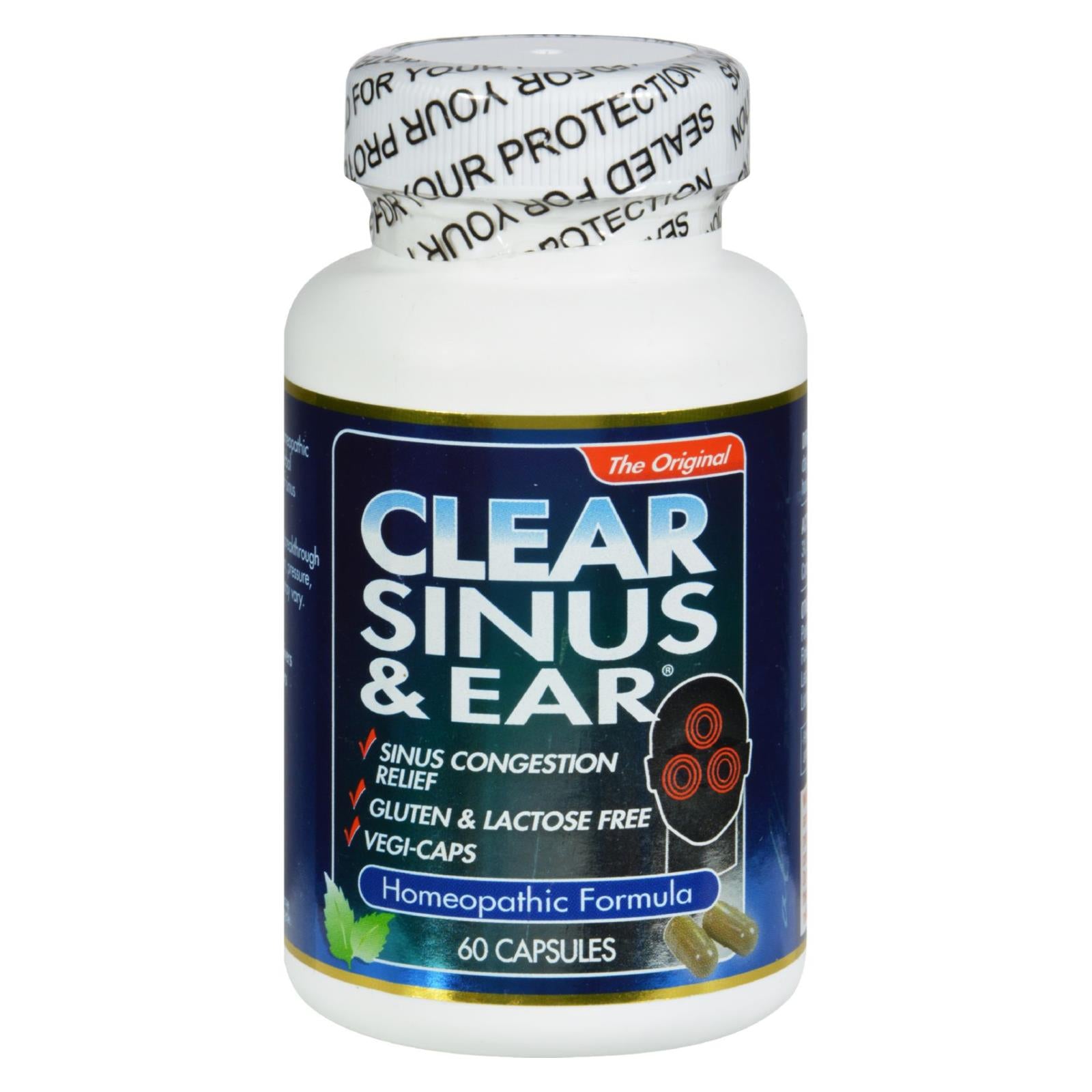 Clear Products Clear Sinus and Ear, 60 cápsulas 