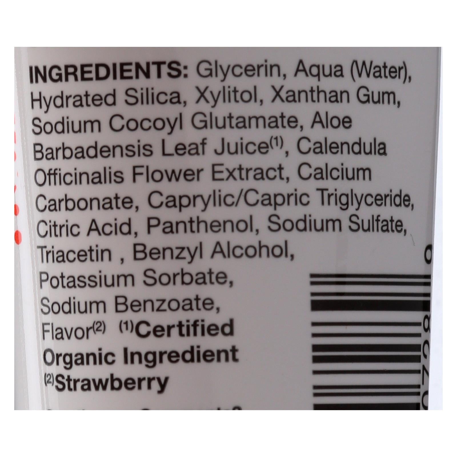 Pasta de dientes natural Jason Kids Only de fresa - 4.2 oz