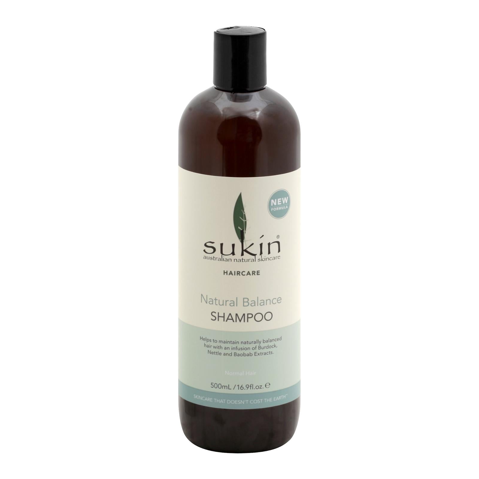 Champú Sukin Natural Balance - Hidratante y nutritivo para cabello seco - 500 ml
