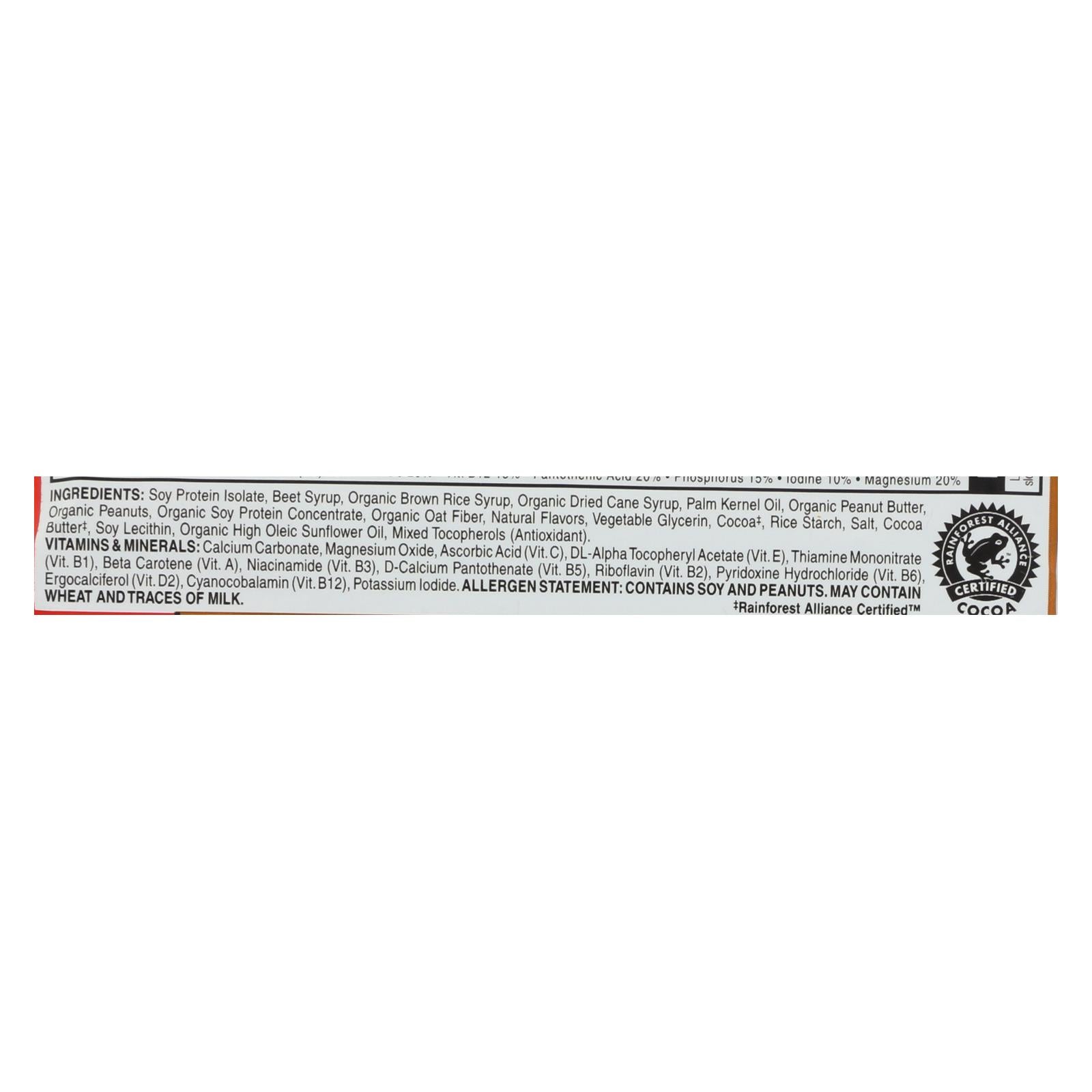 Barra de proteína Clif Bar Builder's - Chocolate con mantequilla de cacahuete, 12 x 2.4 oz