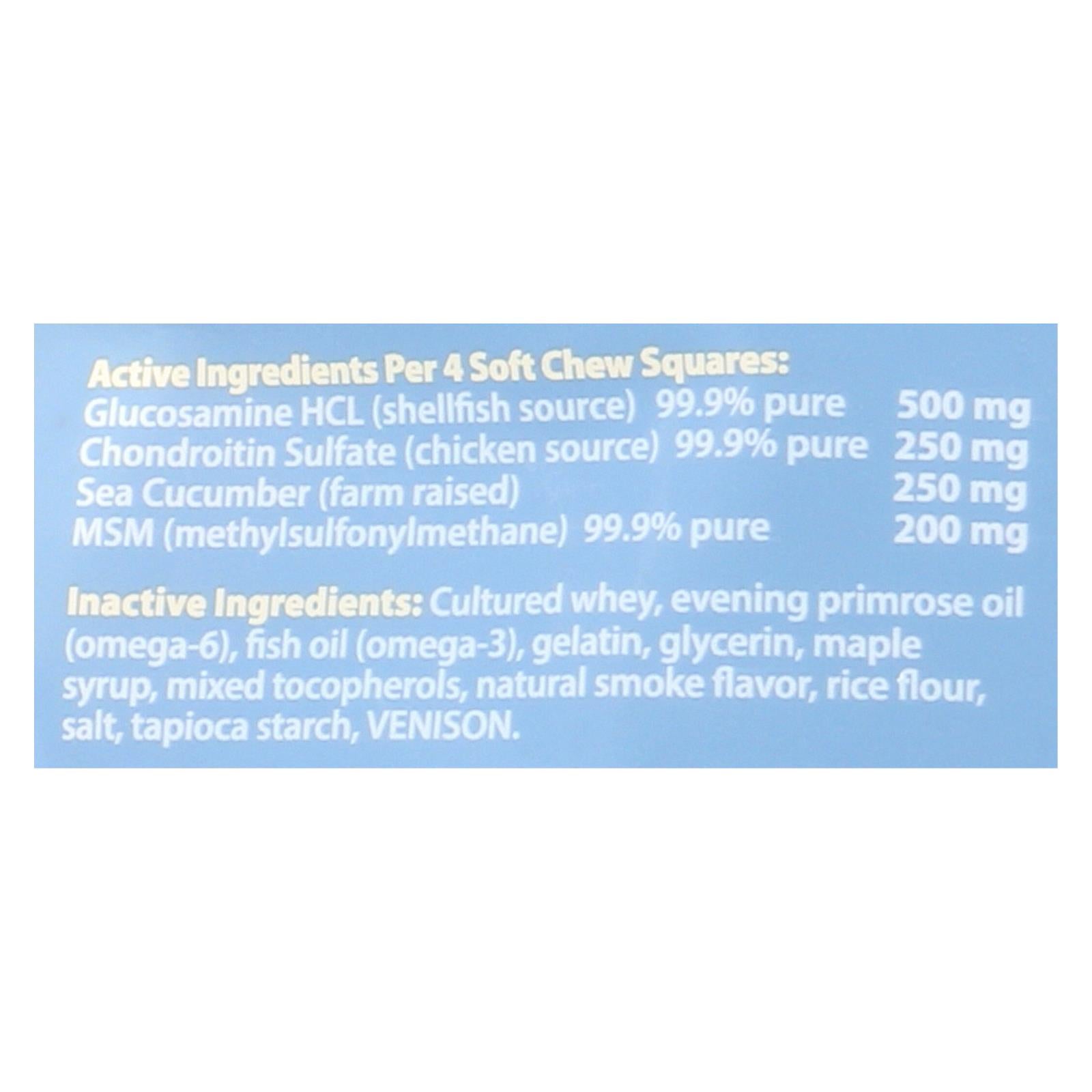 Ark Naturals Sea Mobility Joint Rescue Venison Jerky - 9 oz Apoyo articular para perros