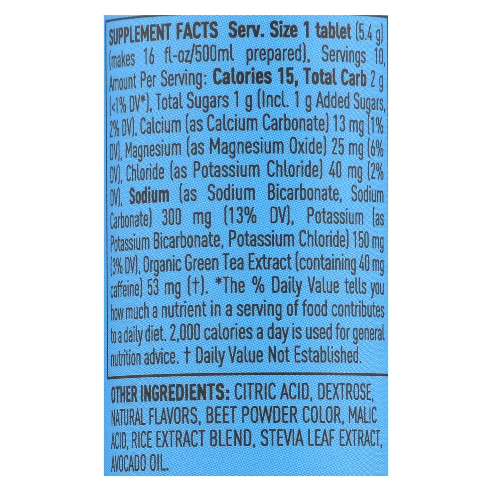 Tabletas hidratantes Nuun Energy Cherry Limeade (paquete de 8, 10 tabletas por paquete)