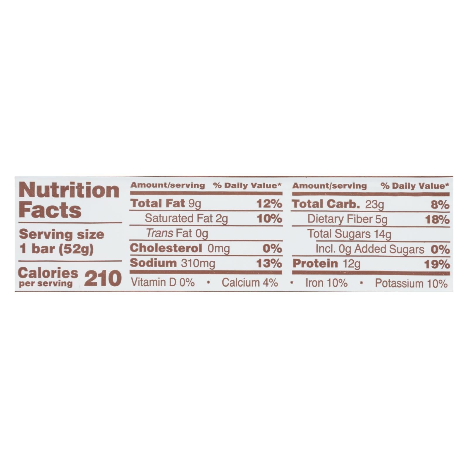Rxbar - Barra de proteína - Mantequilla de maní con chocolate - Caja de 12 - 1.83 oz.