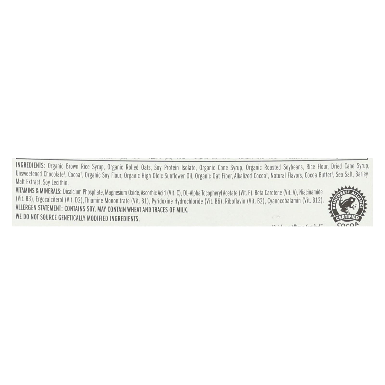 Brownie de chocolate orgánico Clif Bar, paquete de 12, 2.4 oz cada uno