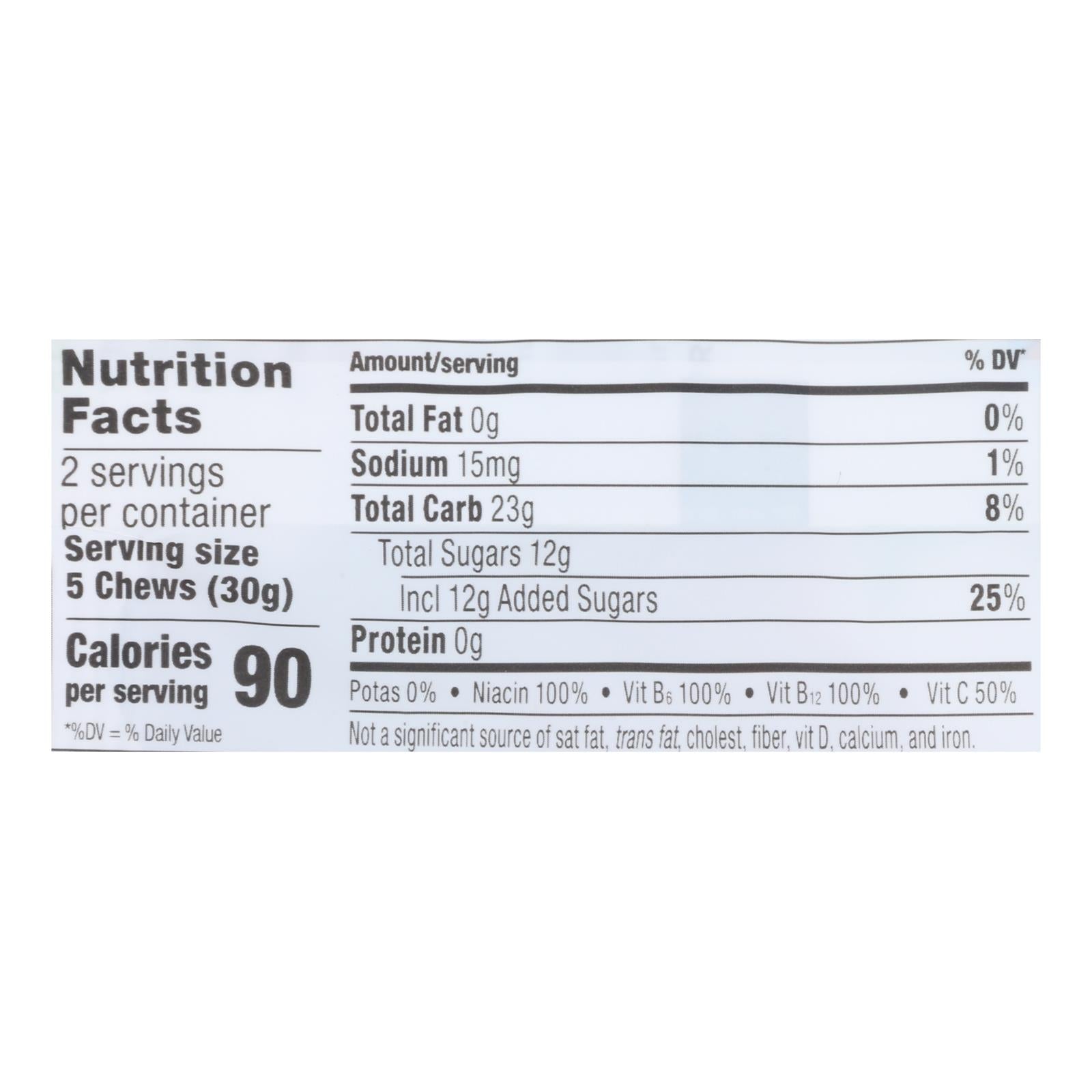 Masticables energéticos Pro Bar Bolt - Explosión de frutos rojos orgánicos - 2.1 oz - Caja de 12