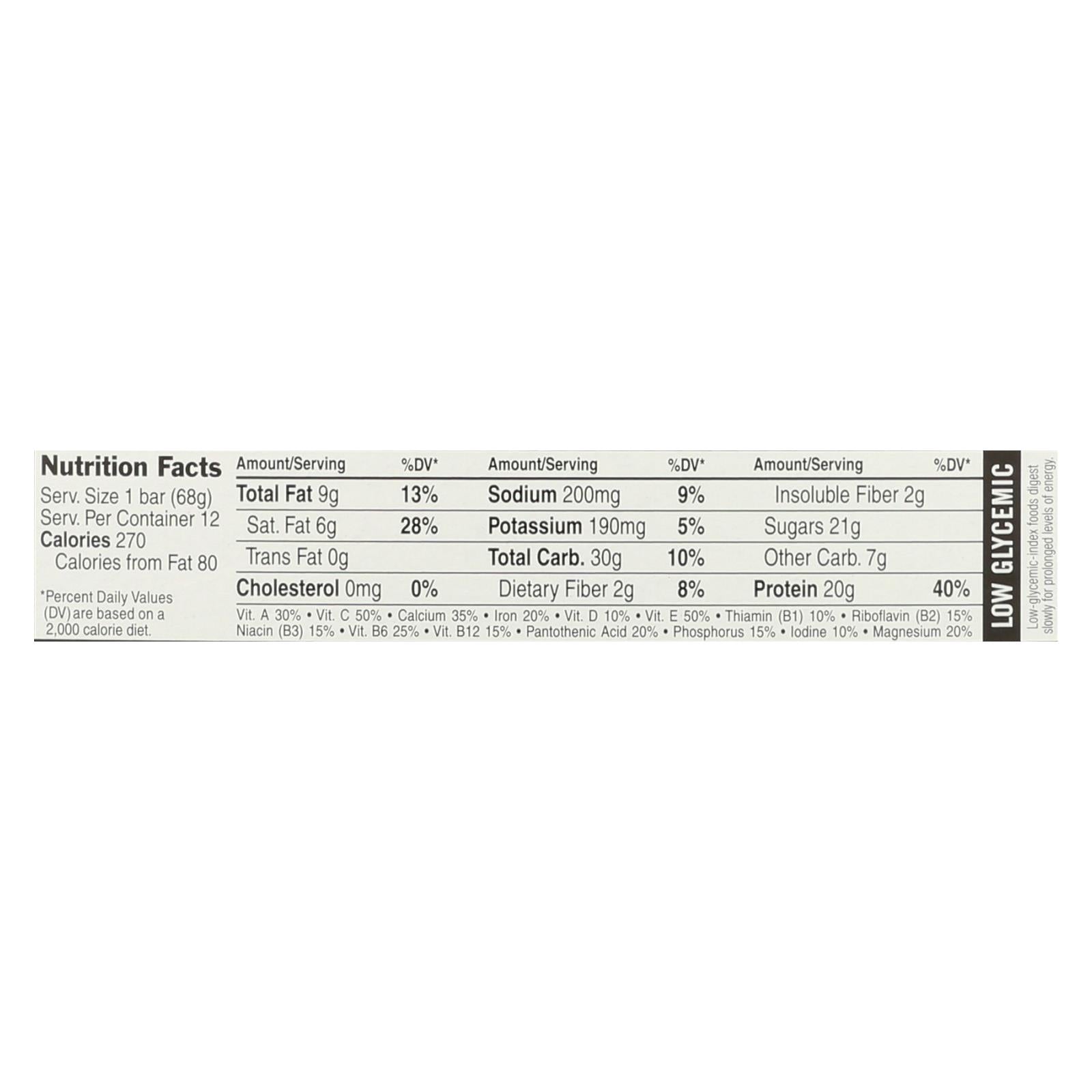 Barra de chocolate Clif Bar Builder - Menta y chocolate - 2.4 oz (paquete de 12)