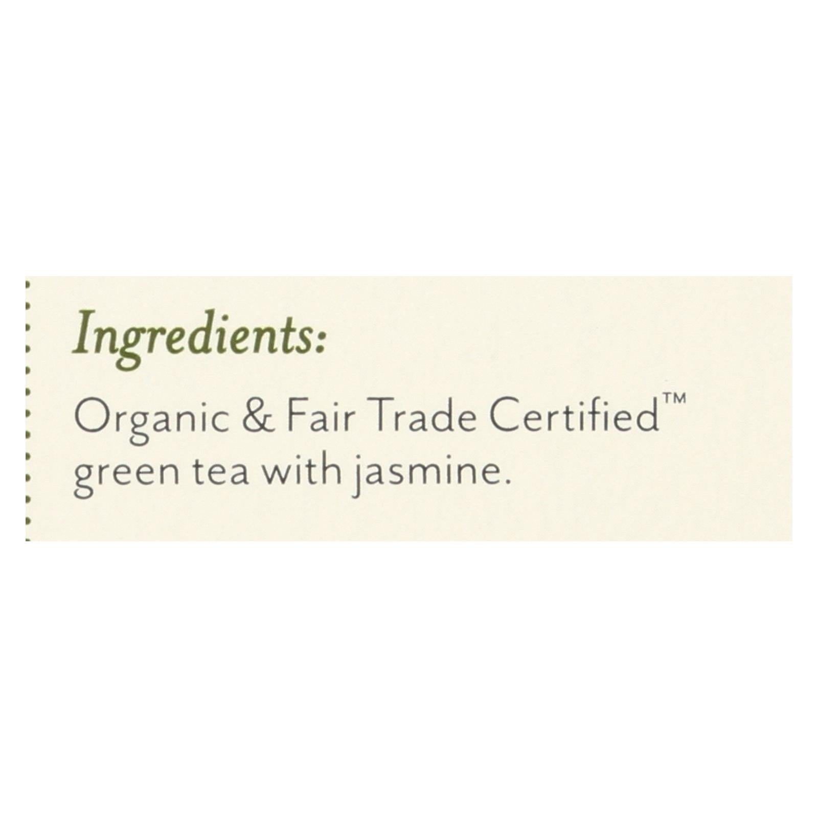 Té verde orgánico Rishi Jazmín Delightful (paquete de 6, 15 bolsitas)