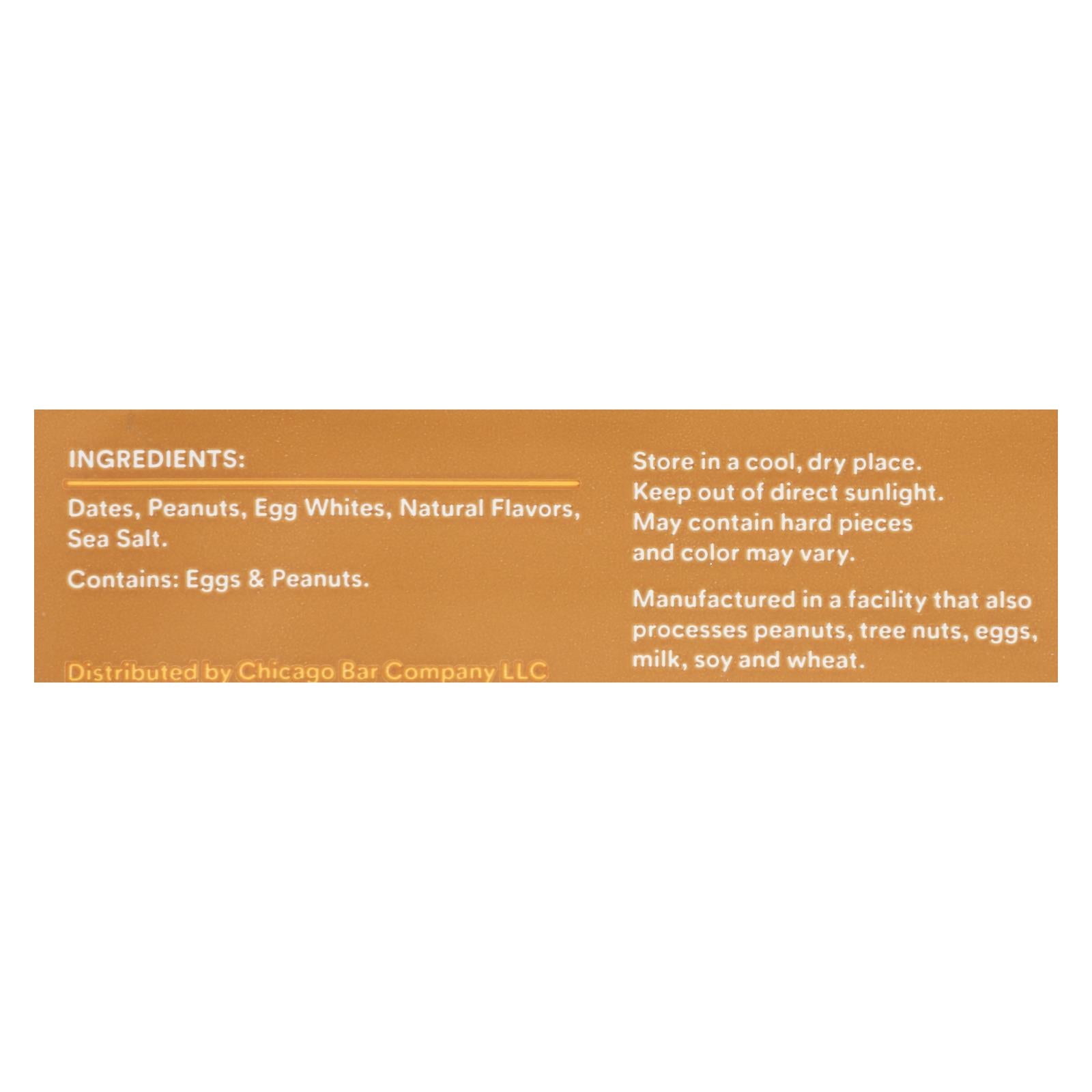 Barra de proteína Rxbar - Mantequilla de cacahuete - Caja de 12 - 54 g cada una