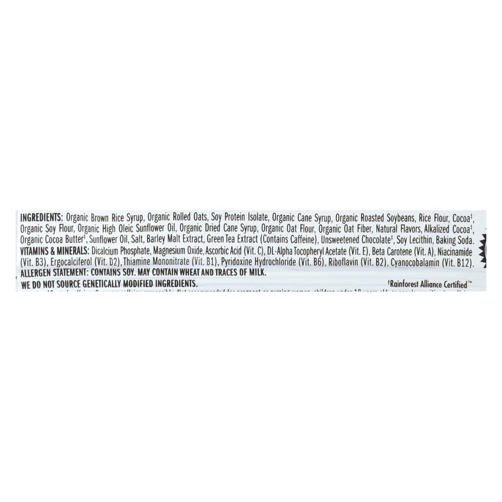 Barras de chocolate orgánico con menta refrescante Clif Bar, 2.4 oz (paquete de 12)