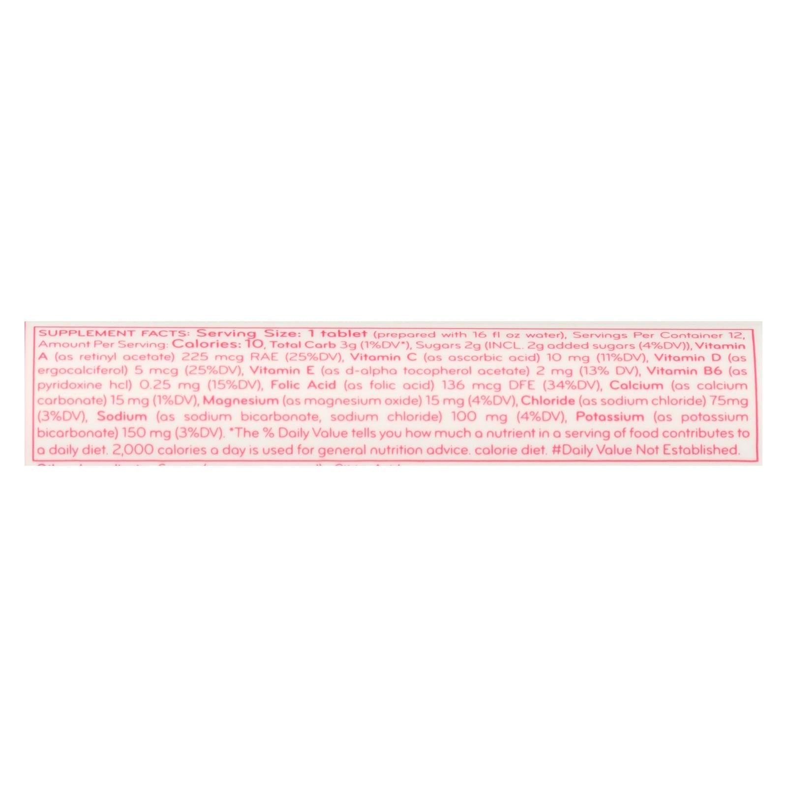 Comprimidos efervescentes Nuun Vitamins (paquete de 8 a 12 comprimidos) - Pomelo y naranja