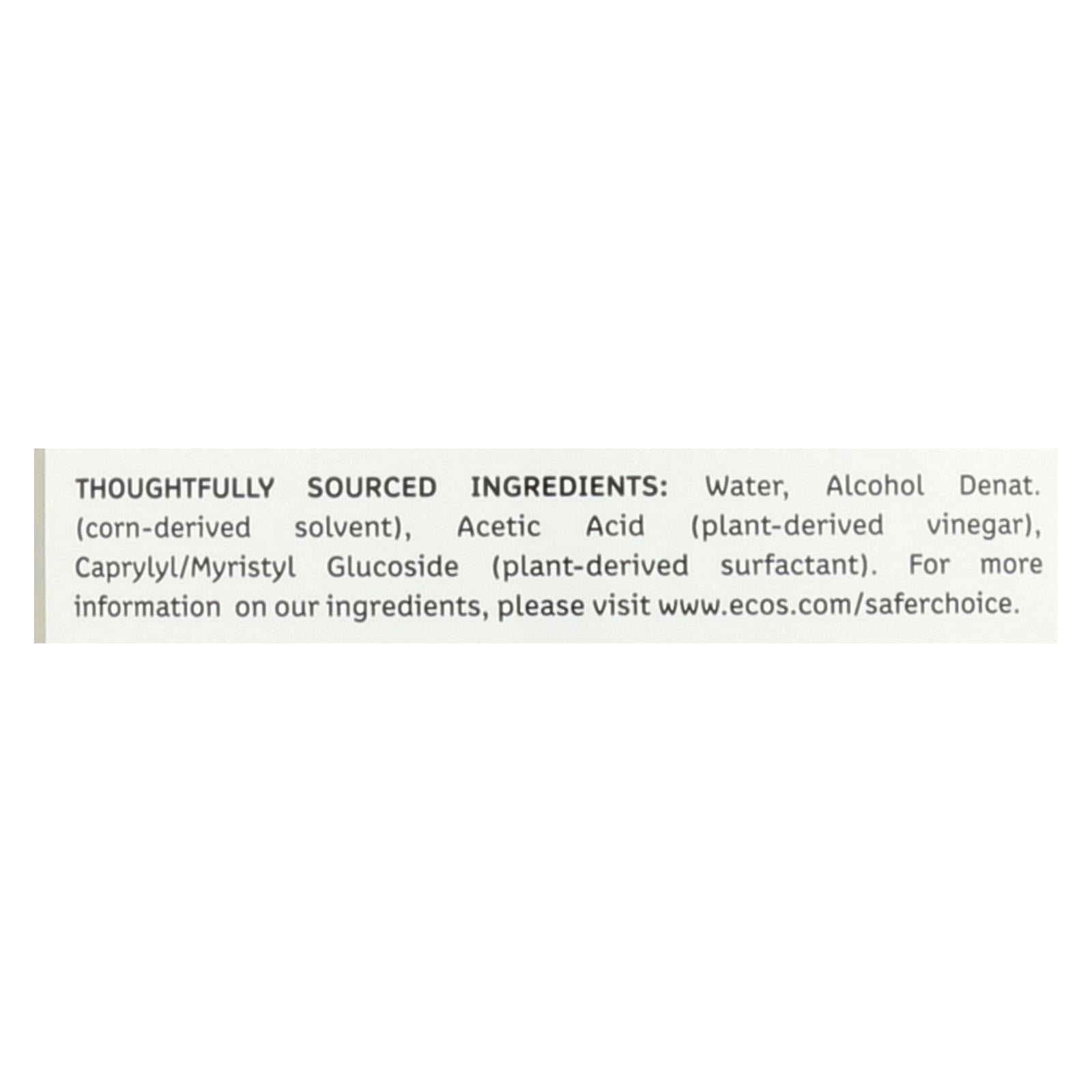 Earth-Friendly Window Cleaner, Pack of 6 - 22 FL Oz. Vinegar