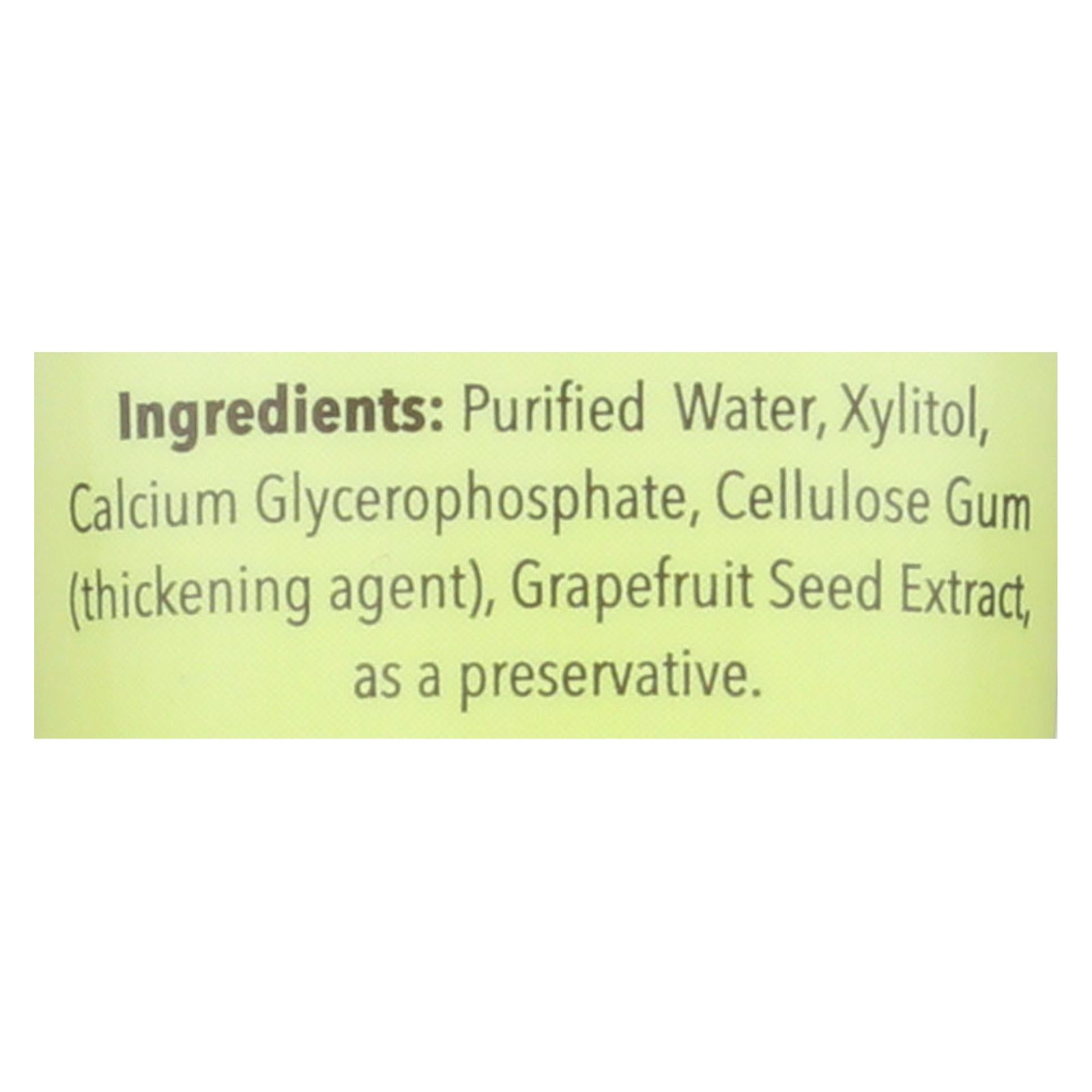 Gel dental con xilitol original Spry - 2 onzas líquidas.