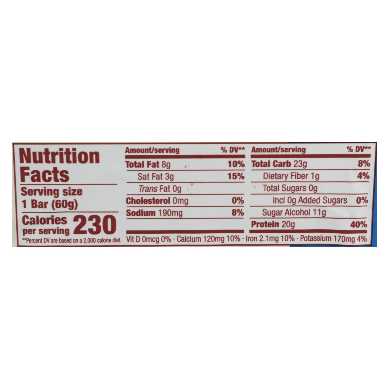 Barra fina Think Products - Brownie Crunch, 58 g (paquete de 10)