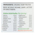 Proteína de cáñamo orgánica Nutiva con alto contenido de fibra, 16 oz.