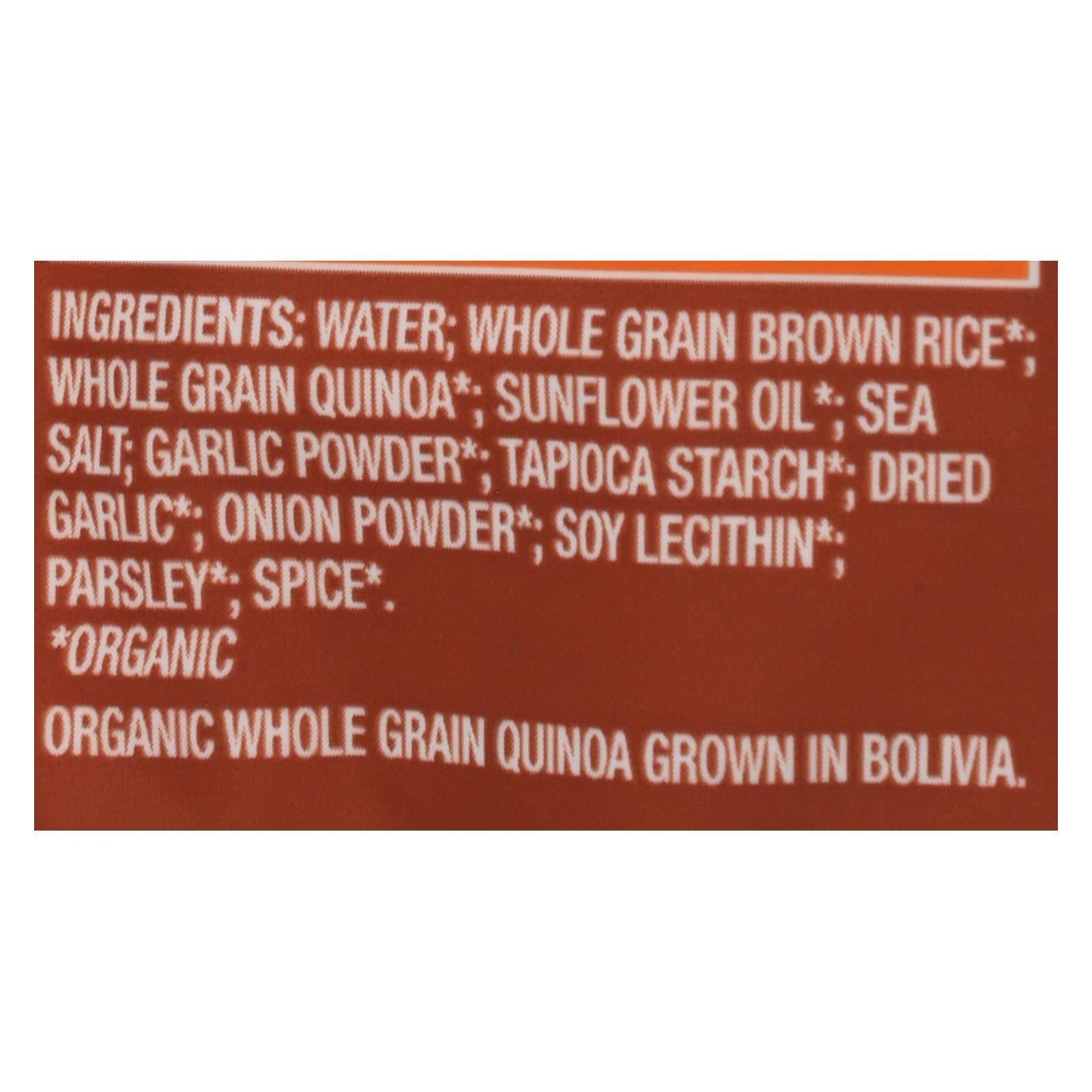 Quinoa orgánica y arroz integral con ajo Seeds of Change, 8.5 oz (paquete de 12)