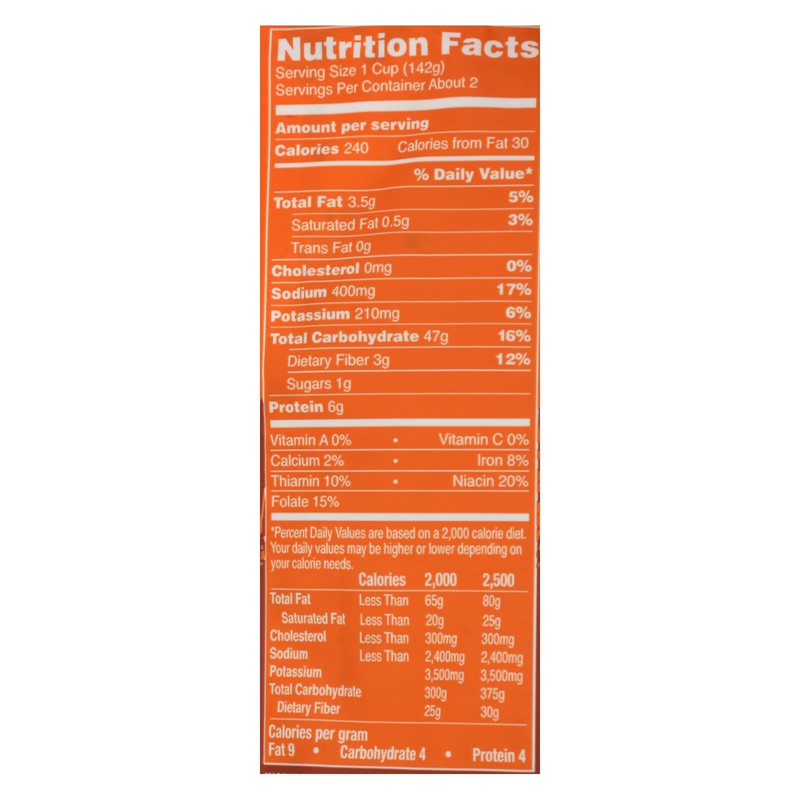 Quinoa orgánica y arroz integral con ajo Seeds of Change, 8.5 oz (paquete de 12)