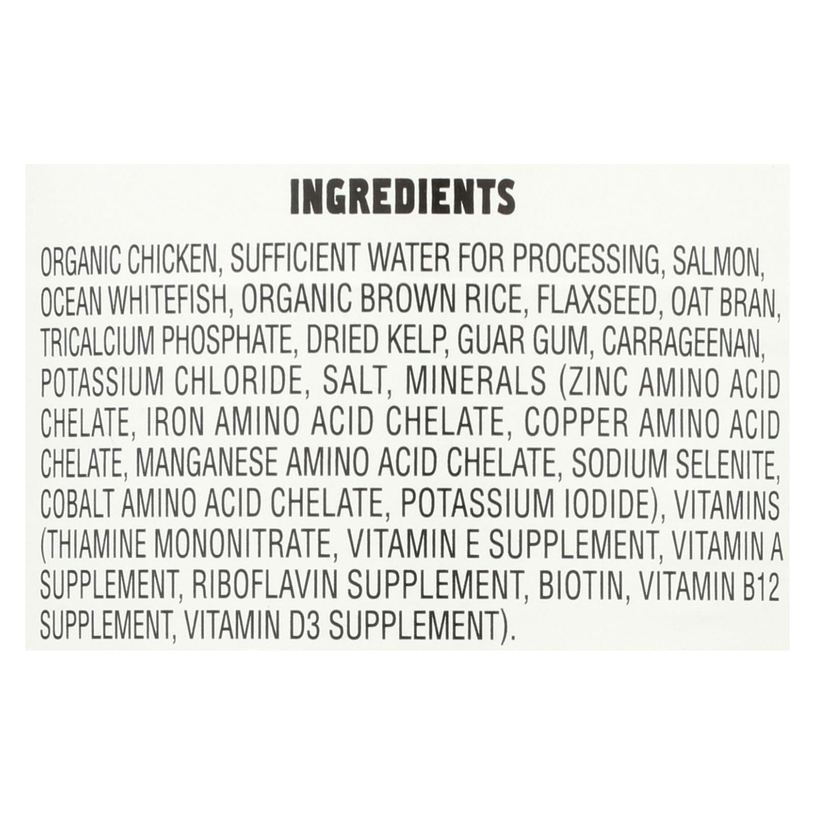 Alimento orgánico para perros Newman's Own con pollo - Lata de 355 g (paquete de 12)